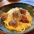 料理メニュー写真&nbsp;炭焼きベーコンのカルボナーラ