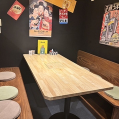 半個室の座席で周りを気にせず、ゆったりとした時間を過ごしましょう！☆