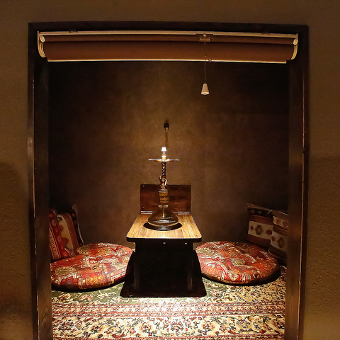音楽から、小物１つまでこだわり抜いたシーシャ屋さんです。ゆっくりカフェ利用も。