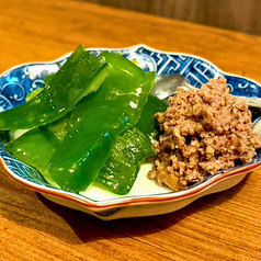 牛たん肉味噌ピーマン
