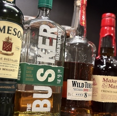 種類豊富なウイスキーもお楽しみ頂けます