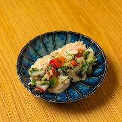 よだれ鶏 夏野菜ソースかけ