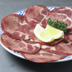 薄切りネギ塩タン