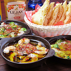 海老とマッシュルーム