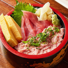 本鮪とネギトロ丼