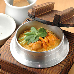 雲丹の釜飯