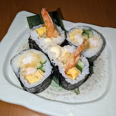海老天ロール寿司