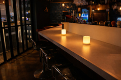 「1人飲みから軽い一杯迄まで使えるカウンター席」※お席のご指定はご要望として承ります。空き状況によりご希望に添えない場合がございます。