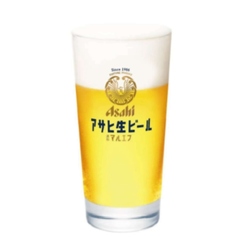 アサヒ生ビール（通称マルエフ）　　オリジナルグラス