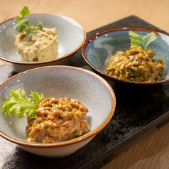 牡蠣珍味３種盛り