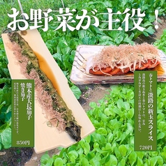 【特別メニュー】お野菜が主役！旬野菜の旨味を思う存分お楽しみください♪