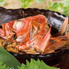 鮮魚のあら煮付け