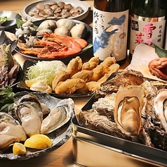 7700円(税込) 極撰!!北海道『厚岸産かき、対馬の鮮魚コース14品』2名様以上