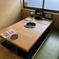 掘りごたつ個室