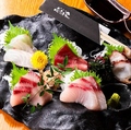 料理メニュー写真 お刺身盛り合わせ 3点盛り