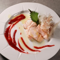 つくば鶏の梅肉ソース