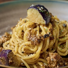 自家製トリュフソースのパスタ