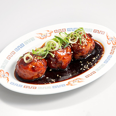 中華風 黒酢つくね