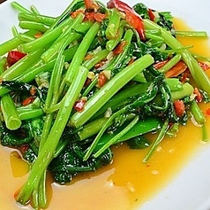 パッパックブン(空心菜炒め)