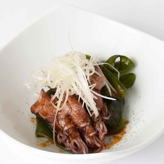 ホタルイカと生わかめの麻辣和え