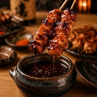 毎朝手打ち！名物「信玄鶏」の旨味溢れる極上焼き鳥！