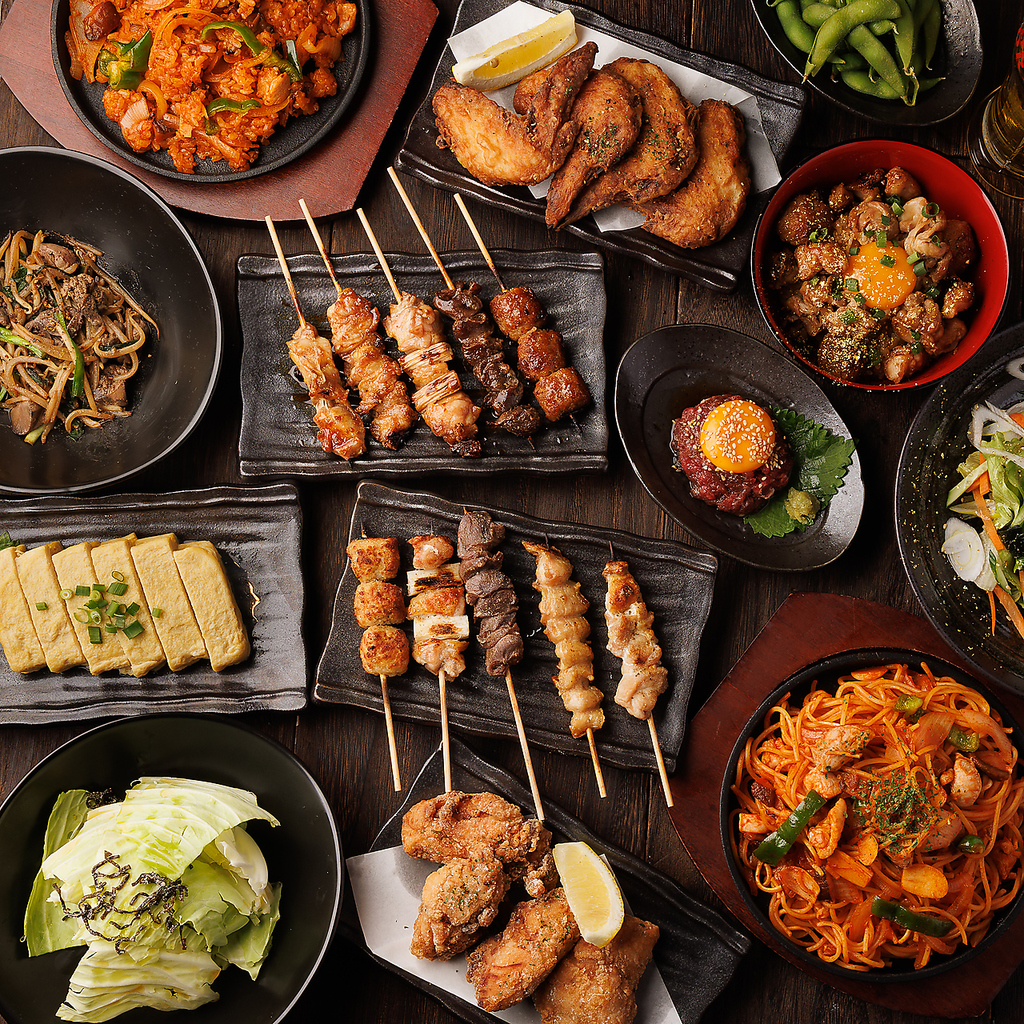 3時間飲み放題のついたコースを多数ご用意！完全個室でワイワイと楽しく宴会を♪