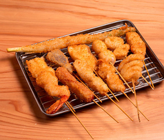 串カツ盛合せ 12本