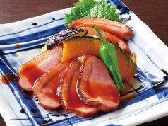 厚切り燻製カモの炙り焼き　～オレンジソース～