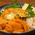 料理メニュー写真&nbsp;金の雲丹丼（ハーフ）
