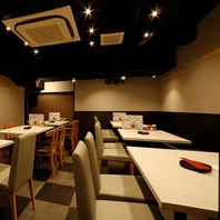 和な雰囲気の心地良い空間は女子会/飲み会/宴会などに◎