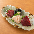 料理メニュー写真&nbsp;馬刺し3点盛り合わせ