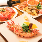 新鮮な魚介類を贅沢に使用した料理の数々をコースでご提供♪記念日や誕生日のお祝いにもピッタリです