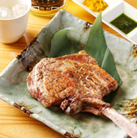 【炭火】国産骨付き豚ロース焼