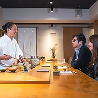 旬の素材が織りなす味わいを心ゆくまでご堪能ください