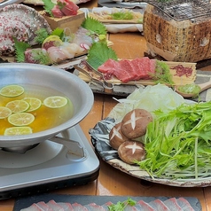 炭焼きと魚貝と日本酒 魚's man うおーずまんのコース写真