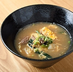 牛骨玉子スープ