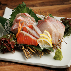 本日の九州鮮魚入り 刺身三種盛り