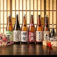 【創作和食に合った各種ドリンク】当店自慢の創作和食にマッチする厳選した地酒や焼酎を取り揃えました。新鮮なお刺身や焼き鳥などにぴったりな日本酒は良いアクセントとなってお食事を豊かに◎種類豊富なドリンクの飲み放題プランもご用意しております。アラカルトでもコースでも和情緒溢れる完全個室にて素敵なお食事を♪