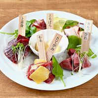 オシャレな本格「馬肉」専門店◎