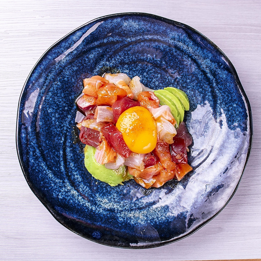 彩豊かな海鮮料理！