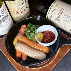 ソーセージの盛り合わせ