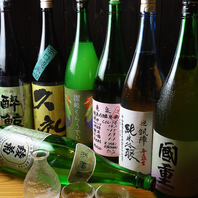 香川県の誇る地酒（凱陣、国重）などこだわりの日本酒！