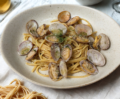 あさりたっぷりのボンゴレビアンコ