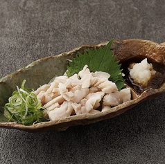 「ミノ湯引き」