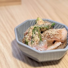 鯛の胡麻醤油和え ハーフ