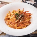 料理メニュー写真&nbsp;宮城県産渡り蟹のトマトクリームパスタ
