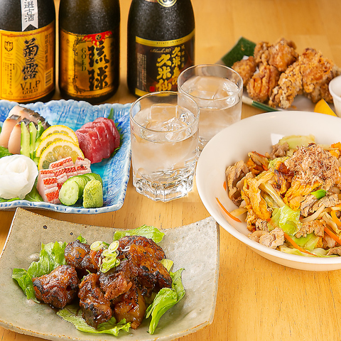 松阪駅より、徒歩9分！新鮮な海鮮と沖縄料理が楽しめる居酒屋。宴会にどうぞ！