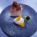 料理メニュー写真&nbsp;バスクチーズケーキ