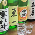 日本酒も豊富に取り揃え！飲み比べセットも有り♪
