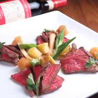 高品質の食材を使った肉料理をぜひお召し上がりください